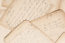 Vintage Letters And Journals Background