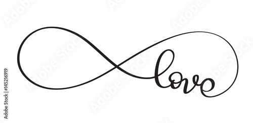 Love Word In The Sign Of Infinity Vectorigraphy And Lettering Eps Love Word In The Sign Of Infinity Vectorigraphy And Lettering Eps
