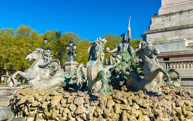 Wall Mural - Monument aux Girondins on the Quinconces square in Bordeaux - France