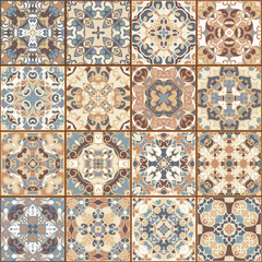 Naklejka na meble Collection of ceramic tiles