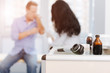 © zinkevych - Skilled dermatologist having appointment in the hospital