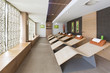 © rilueda - Sunbeds in hotel spa center