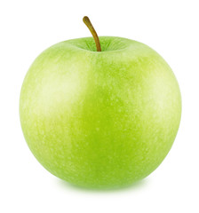 Fresh Green Apple Isolated on White Background