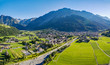 Contea di Bormio - Valtellina (IT) - Vista aerea panoramica estiva