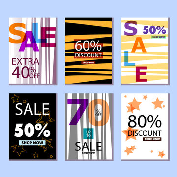 set of posters with a sellout