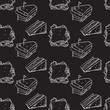 pattern sandwich graphic design illustrate objects background