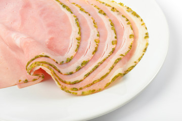 Wall Mural - asparagus coated ham