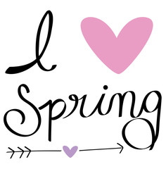 Sticker - I Love Spring