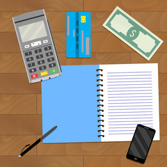 Wall Mural - Financial Planning Business