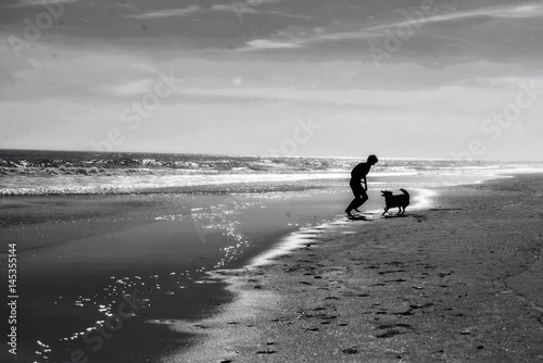 Photo  Boy and His dog