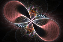 Fractal Image: "Night Butterfly".