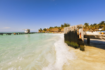 Wall Mural - Caribbean Island paradise.