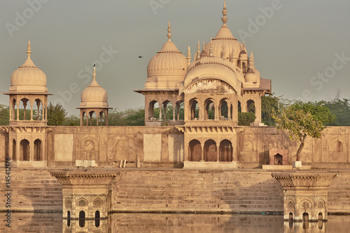 Kusum sarovar ancient abandoned temple in India UP Poster