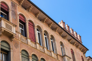 wall of palazzo Negri De Salvi oggi Casarotti