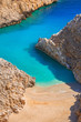 Seitan limania beach on Crete, Greece