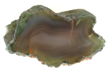 natural agate isolated