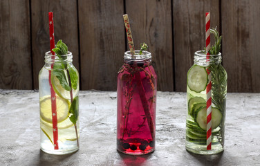 Poster - Variety infused detox water