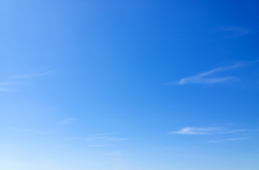 clouds in the blue sky background