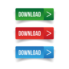 Poster - Download web button set