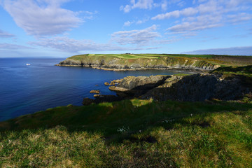  The coastline at Kilmurrin in Ireland.