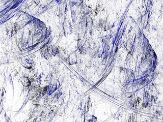 Wall Mural - Abstract grunge dirty blue background on white backdrop