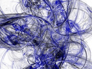 Wall Mural - Abstract grunge dirty blue background on white backdrop