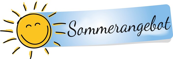 Poster - Sommerangebot