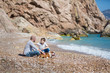 © TwinkleStudio - Happy father and son playing together at beach