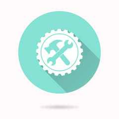 Sticker - Tool - vector icon.