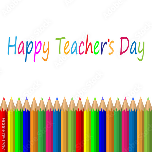 Vector Illustration Of Teachers Day Holidays For Design Website