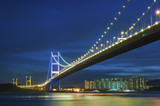 Fototapeta  - Tsing Ma Bridge in Hong Kong