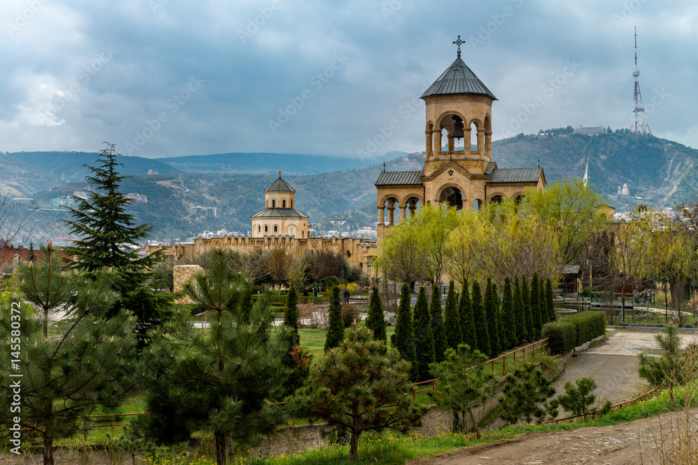 The Holy Trinity Cathedral of Tbilisi commonly known as Sameba is the ...