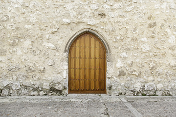 Old medieval door