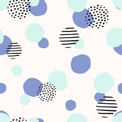 Poster - Textured Dots Pattern