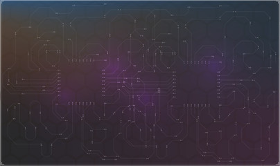 Poster - Future background. Vector.