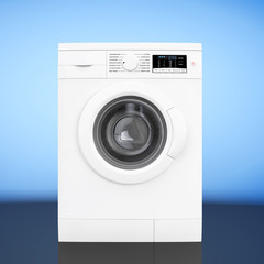 Poster - Modern Washing Machine. 3d Rendering