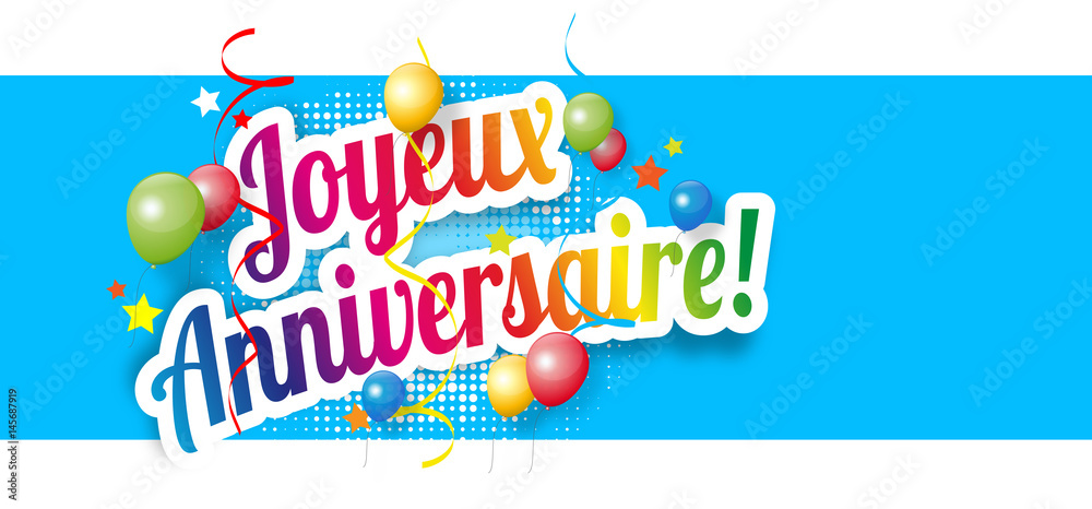 Joyeux Anniversaire Obrazy Fototapety Plakaty Bajeczneobrazy Pl