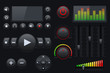 © savanno - Set of media interface buttons.