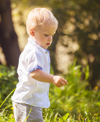 Wall Mural - Little summer boy