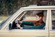 © SHOTPRIME STUDIO - beautiful woman driving a car, a driver, emotions