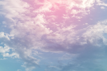 sun and cloud background with a pastel colored

