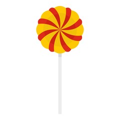 Sticker - Candy stick icon isolated