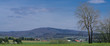 Landschaftspanorama im Schwalm-Eder-Kreis in Hessen Nähe Gilserberg, Deutschland
