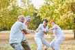 © Robert Kneschke - Tug of war competition with senior citizens