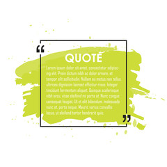 Fototapete - Quote text bubble. Commas, note, message and comment. Design element