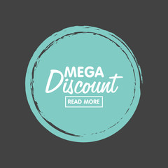 Poster - Vector vintage colorful labels for greetings and promotion.