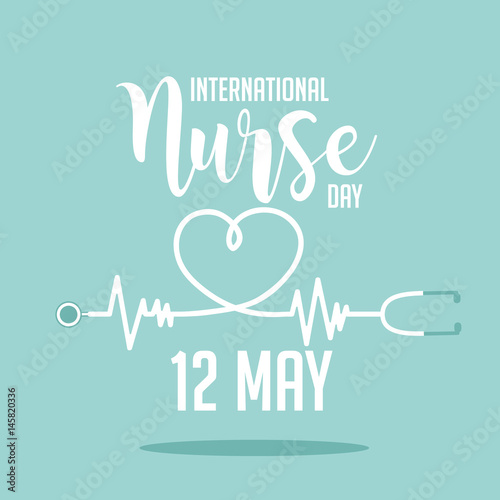 Fotografie, Obraz International Nurse Day icon design. EPS 10 vector.
