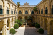 Neptune Courtyard in the Grandmaster's Palace. Valletta. Malta