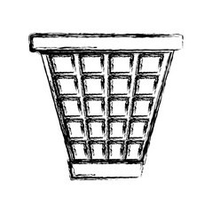 Poster - Trash can isolated icon vector illustration graphic design