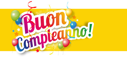 Wall Mural - Buon compleanno !